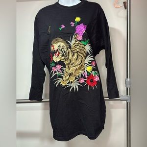 Tiger shirt dress